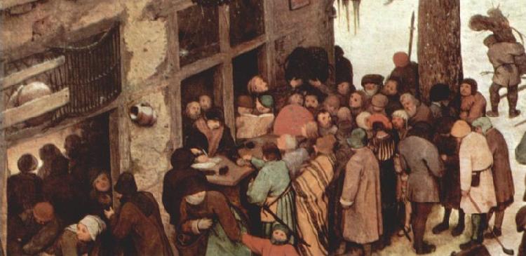 Pieter Bruegel the Elder Volkszahlung zu Bethlehem oil painting image